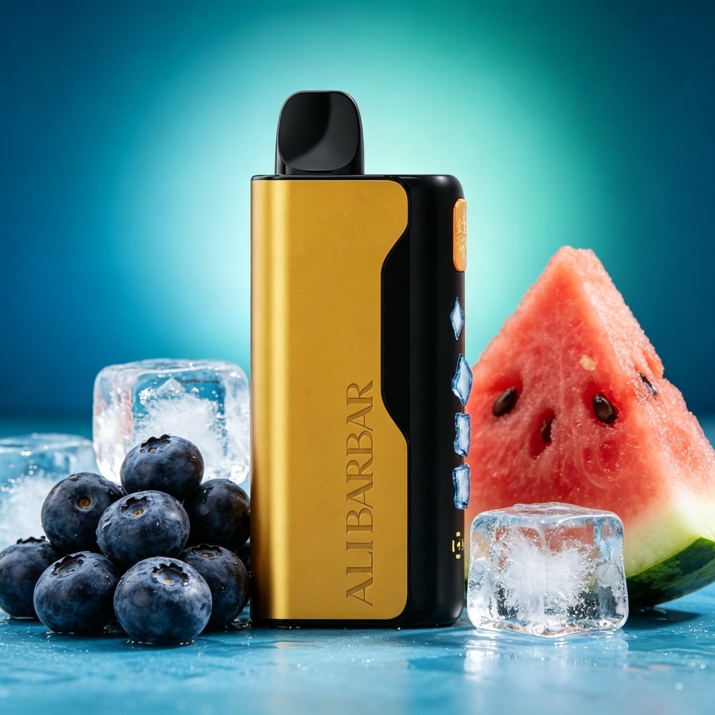 ALIBARBAR Ice Adjust 12000 Puffs - Blueberry Watermelon