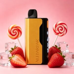 ALIBARBAR Ice Adjust 12000 Puffs - Chupa Chups Strawberry