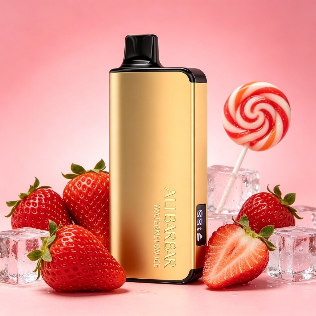 ALIBARBAR INGOT 9000 Puffs - Chupa Chups Strawberry