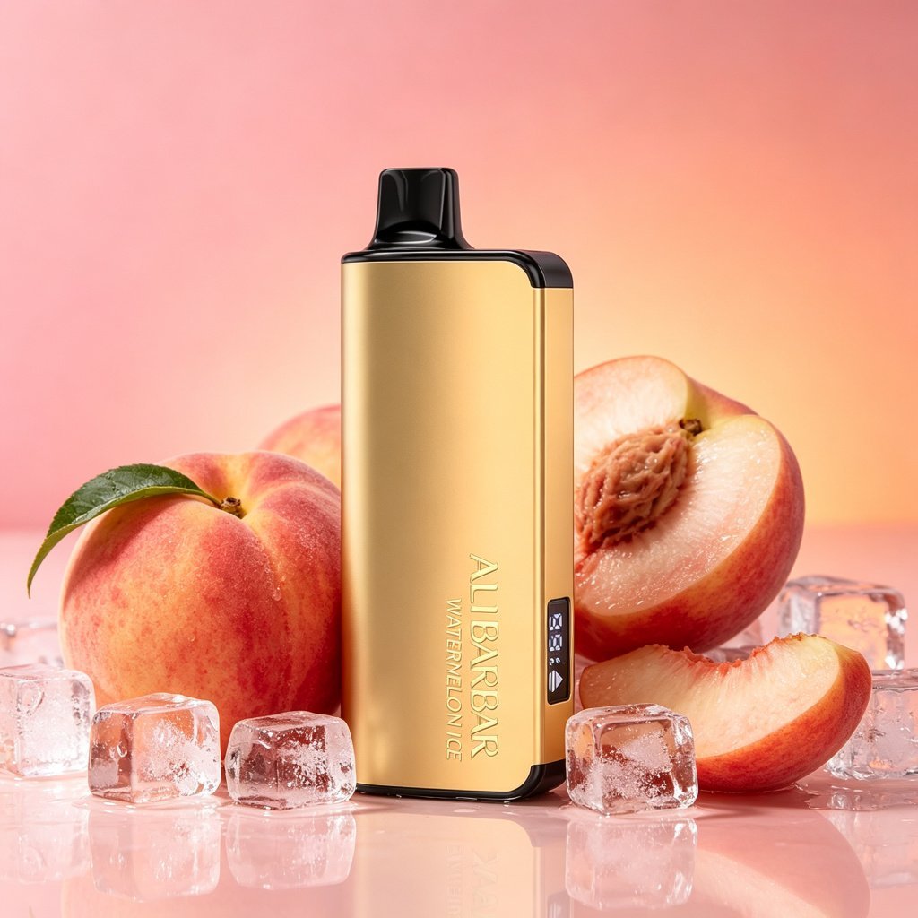 ALIBARBAR INGOT 9000 Puffs - Peach Ice
