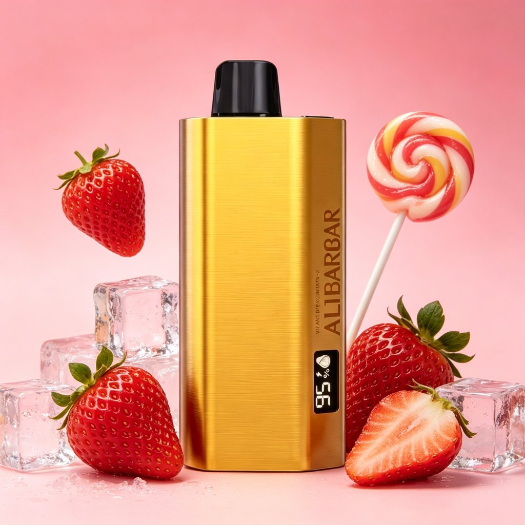 Alibarbar TEQ 12000 Puffs - Chupa Chups Strawberry