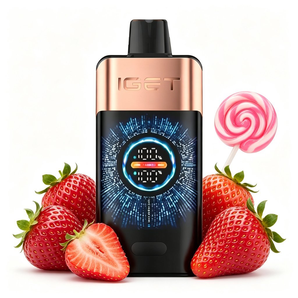 IGET ONE 12000 Puffs - Chupa Chups Strawberry