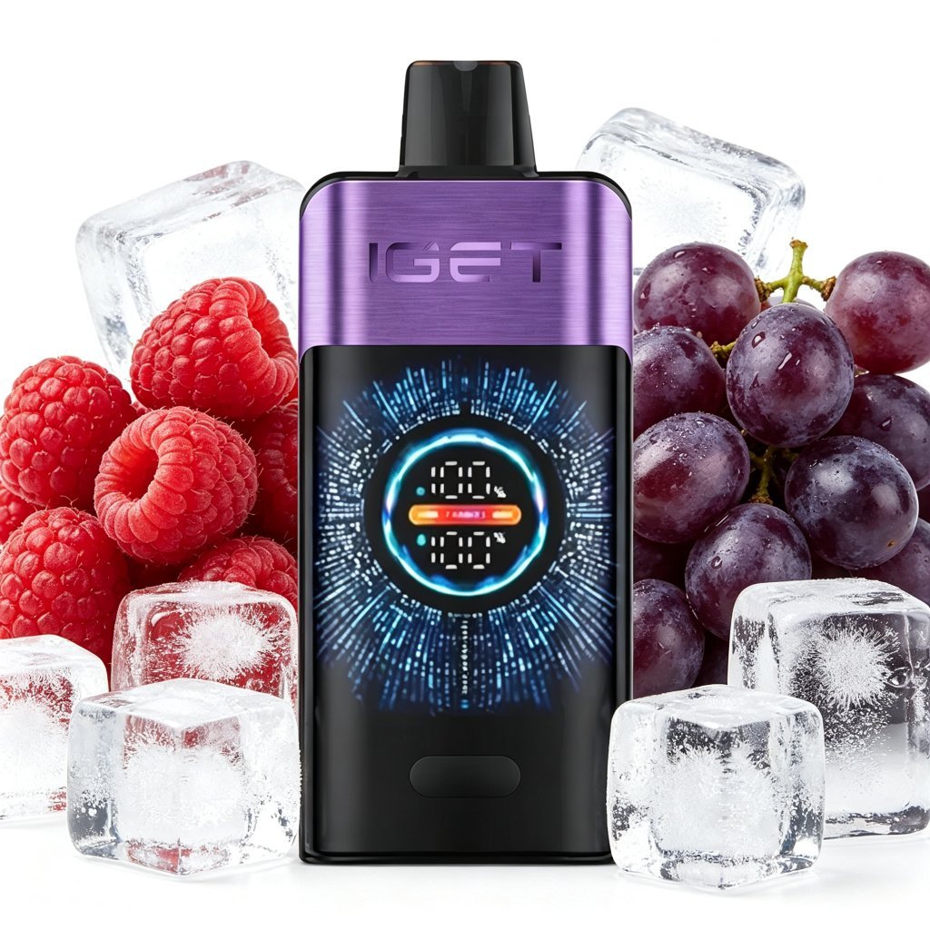 IGET ONE 12000 Puffs - Raspberry Grape Ice